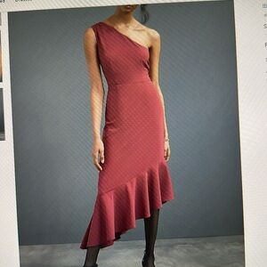 Hutch Slim One-Shoulder Maxi Dress *NWT*